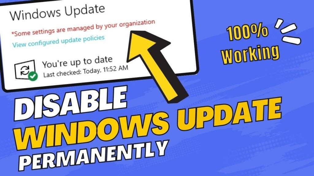 How to disable automatic updates on windows 10 permanently 2024 ...